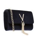 Womens Blue Velvet Marilyn Tassel Small Crossbody Bag 33646 by Valentino from Hurleys