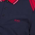 Athleisure Mens Navy Paule 1 Slim Fit S/s Polo Shirt 44735 by BOSS from Hurleys