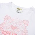 Baby White/Pink Tiger B1 S/s T Shirt 86770 by Kenzo from Hurleys