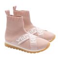 Girls Pink Knitted Sock Trainers (25-35) 94323 by Kenzo from Hurleys