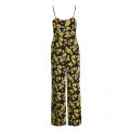 Womens Black/Yellow Glam Fleur Jumpsuit 40007 by Michael Kors from Hurleys