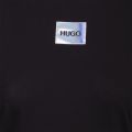 Womens Black The Slim Tee Label S/s T Shirt 101147 by HUGO from Hurleys