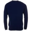 Mens Navy Lambswool Knitted Jumper 64905 by Lyle and Scott from Hurleys