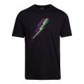 Mens Dark Navy Lightning Stripe Regular Fit S/s T Shirt 83262 by PS Paul Smith from Hurleys