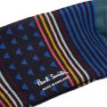 Mens Navy Jack Stripe Socks 52518 by PS Paul Smith from Hurleys