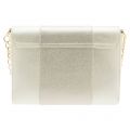 Womens Silver Platinum Crosshatch Shoulder Bag 69850 by Armani Jeans from Hurleys
