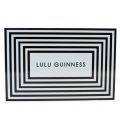 Womens Black Leila 50:50 Lip Leather Clutch Bag 66572 by Lulu Guinness from Hurleys