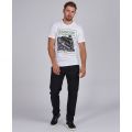 Mens White Arch Downforce S/s T Shirt 95681 by Barbour International from Hurleys