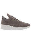 Mens Dark Brown Suede Low Top Roots Runner Trainers 24541 by Filling Pieces from Hurleys