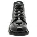 Junior Black Patent Kick Hi Shoes (12.5-2.5) 66304 by Kickers from Hurleys