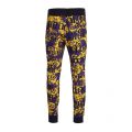 Mens Dark Blue Baroque Logo Print Sweat Pants 51272 by Versace Jeans Couture from Hurleys