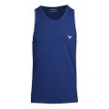 Mens Blue Small Logo Tank Top 37275 by Emporio Armani Bodywear from Hurleys