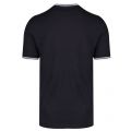 Mens Navy Twin Tipped S/s T Shirt 38147 by Fred Perry from Hurleys