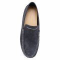 Mens Navy Henrick Stripe Perforated Loafers 39464 by UGG from Hurleys