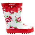 Girls Red Rain 1 Wellington Boots (24-35) 68716 by Lelli Kelly from Hurleys