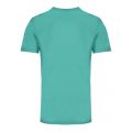 Athleisure Mens Green Tee Curved Logo S/s T Shirt 42477 by BOSS from Hurleys
