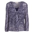 Womens True Navy Ornate Paisley Blouse 39952 by Michael Kors from Hurleys