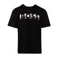 Athleisure Mens Black  Tee 1 Degrade Logo S/s T Shirt 106965 by BOSS from Hurleys