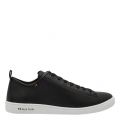 Mens Black Miyata Leather Trainers 48684 by PS Paul Smith from Hurleys