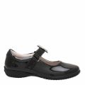 Girls Black Patent Prinny F Fit Shoes (25-35) 74704 by Lelli Kelly from Hurleys