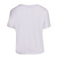 Womens White Logo Tape Detail S/s T Shirt 57505 by EA7 from Hurleys