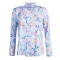 Womens Blue Acapolco Print L/s Blouse 27506 by PS Paul Smith from Hurleys