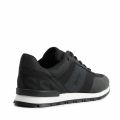 Boys Black Logo Mesh Trainers (27-35) 75507 by BOSS from Hurleys