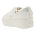 Womens White Cyber Platform Trainers 8572 by Sealskinz from Hurleys