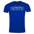 Mens Blue Chest Logo S/s T Shirt 22362 by Emporio Armani from Hurleys