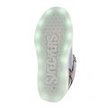 Girls Gunmetal Energy Lights Shiny Brights Trainers (27-39) 31822 by Skechers from Hurleys