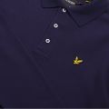 Mens Navy Ottoman L/s Polo Shirt 33310 by Lyle & Scott from Hurleys