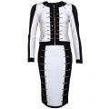 Womens Black & Ivory Connie Co-ord Set