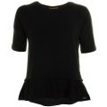 Womens Black Tapep Top 60241 by BOSS from Hurleys