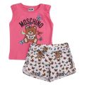 Girls Dark Pink Toy Butterfly Top & Shorts Set 58424 by Moschino from Hurleys