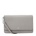 Womens Pearl Grey Phone Crossbody Bag 43209 by Michael Kors from Hurleys