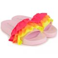 Girls Pink Frill Slides (27-36) 105104 by Billieblush from Hurleys