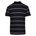 Mens Navy Branded Stripe S/s Polo Shirt 55513 by Emporio Armani from Hurleys