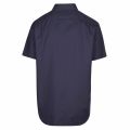 Mens Navy Stretch Poplin Regular Fit S/s Shirt 38525 by Lacoste from Hurleys