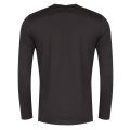 Mens Black Branded L/s T Shirt 31045 by Lacoste from Hurleys