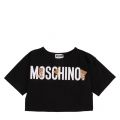 Girls Black/White Logo Toy Print Top & Skirt Set 58430 by Moschino from Hurleys
