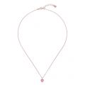 Womens Rose Gold/Light Rose Hannela Crystal Heart Pendant Necklace 82845 by Ted Baker from Hurleys