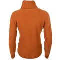 Boss Orange Womens Light Brown Imoji Cable Knitted Jumper