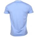 Mens Azure Blue Chest Logo S/s Tee Shirt 27236 by Armani Jeans from Hurleys