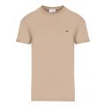 Mens Sand Basic Regular Fit S/s T Shirt 48791 by Lacoste from Hurleys