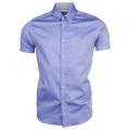 Mens Blue Wooey S/s Shirt