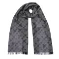 Womens Grey Up + Down Wool Scarf 77527 by Vivienne Westwood from Hurleys