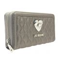 Womens Silver Quilted Purse 66082 by Love Moschino from Hurleys
