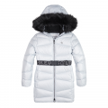 Girls Arctic Ice Belted Down Long Coat 93675 by Calvin Klein from Hurleys