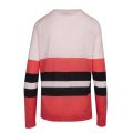 Womens Pink Colourblock V Neck Knitted Top 37138 by Emporio Armani from Hurleys