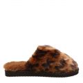 Womens Luggage Janis Logo Slippers 96567 by Michael Kors from Hurleys
